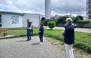 La pétanque continue pendant les vacances