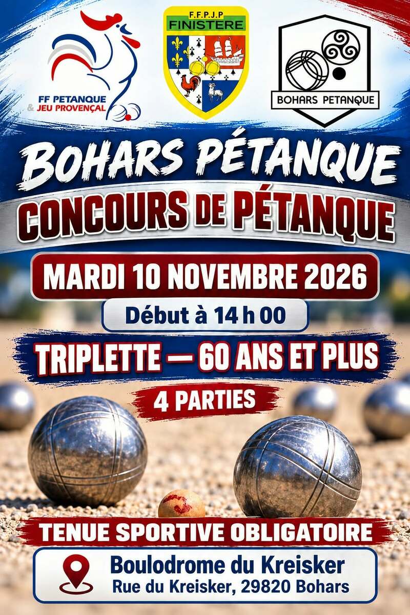 Bohars : Concours + de 60 ans