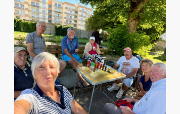 Les vacanciers continent de s'entrainer