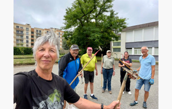 Préparation des terrains de Pen Ar Créac'h