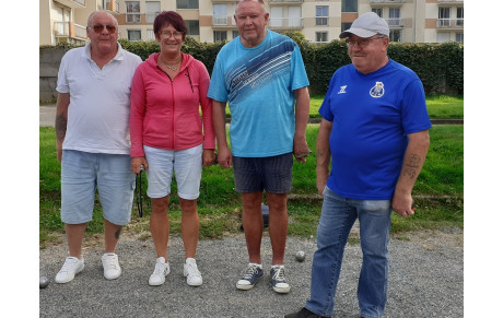 Résultats du concours vétérans  à Pen Ar Créac'h du 13 septembre